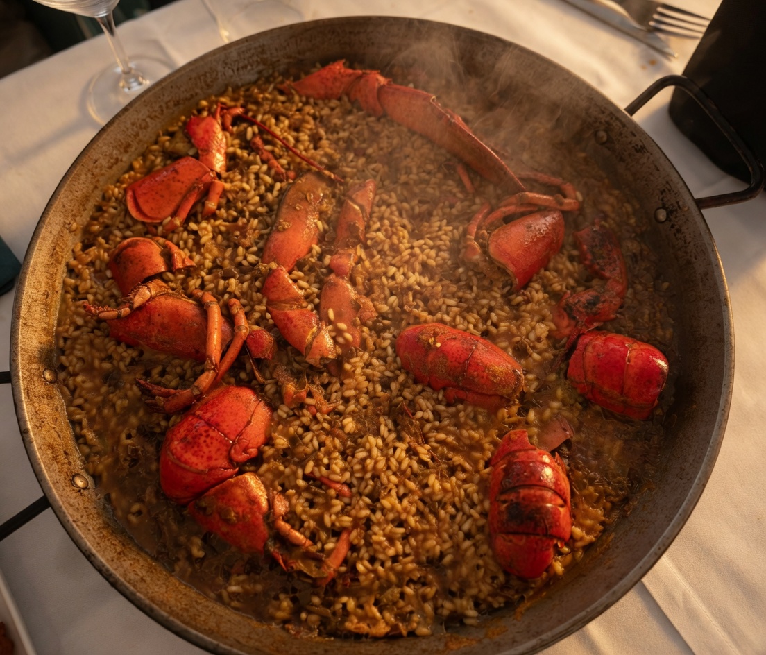 Arròs de bogavant